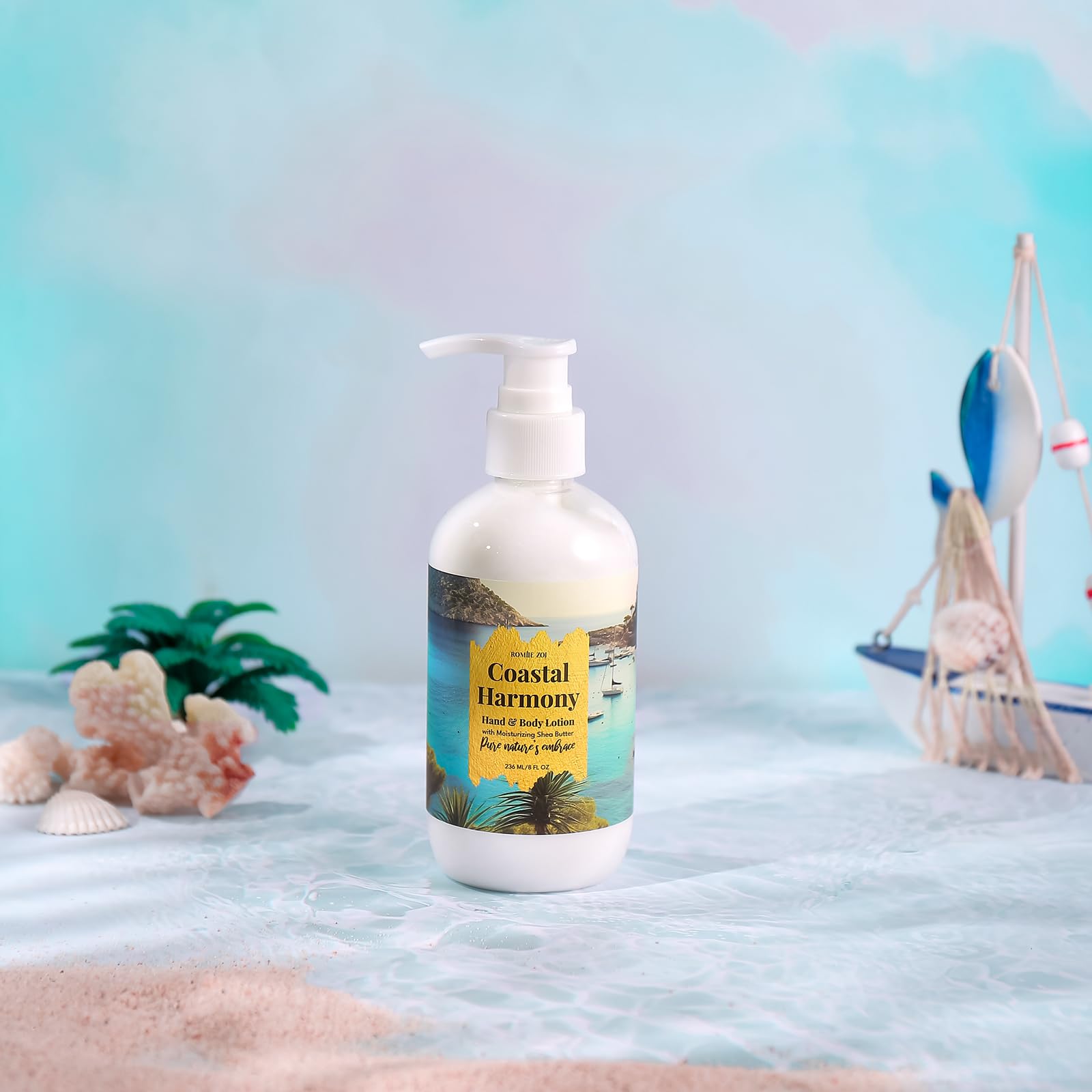 ROMIIE ZOI Ibiza Coastal Harmony Hand & Body Lotion - Island Breeze Scent, 236ml (8 fl oz)