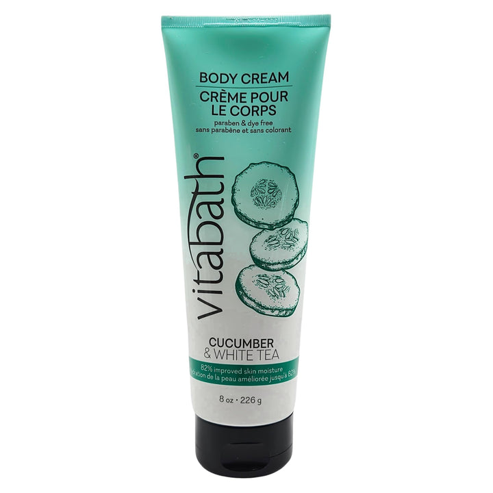 Vitabath Cucumber & White Tea Body Cream By Vitabath for Unisex - 8 Oz Body Cream, 8 Oz