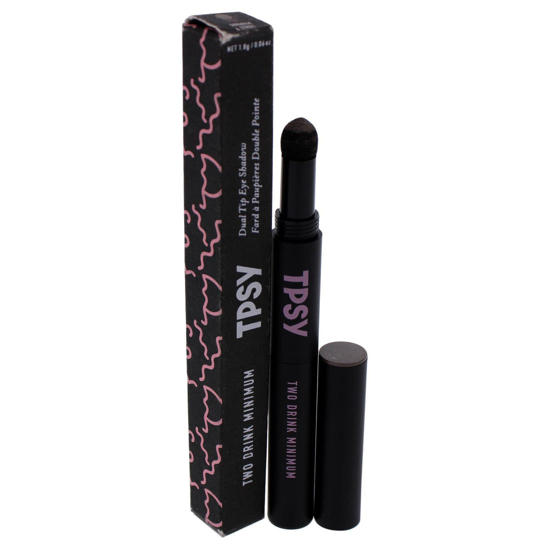 TPSY Two Drink Minimum Dual Tip Eyeshadow - Sidewalk and Street Women Eyeshadow 0.06 oz