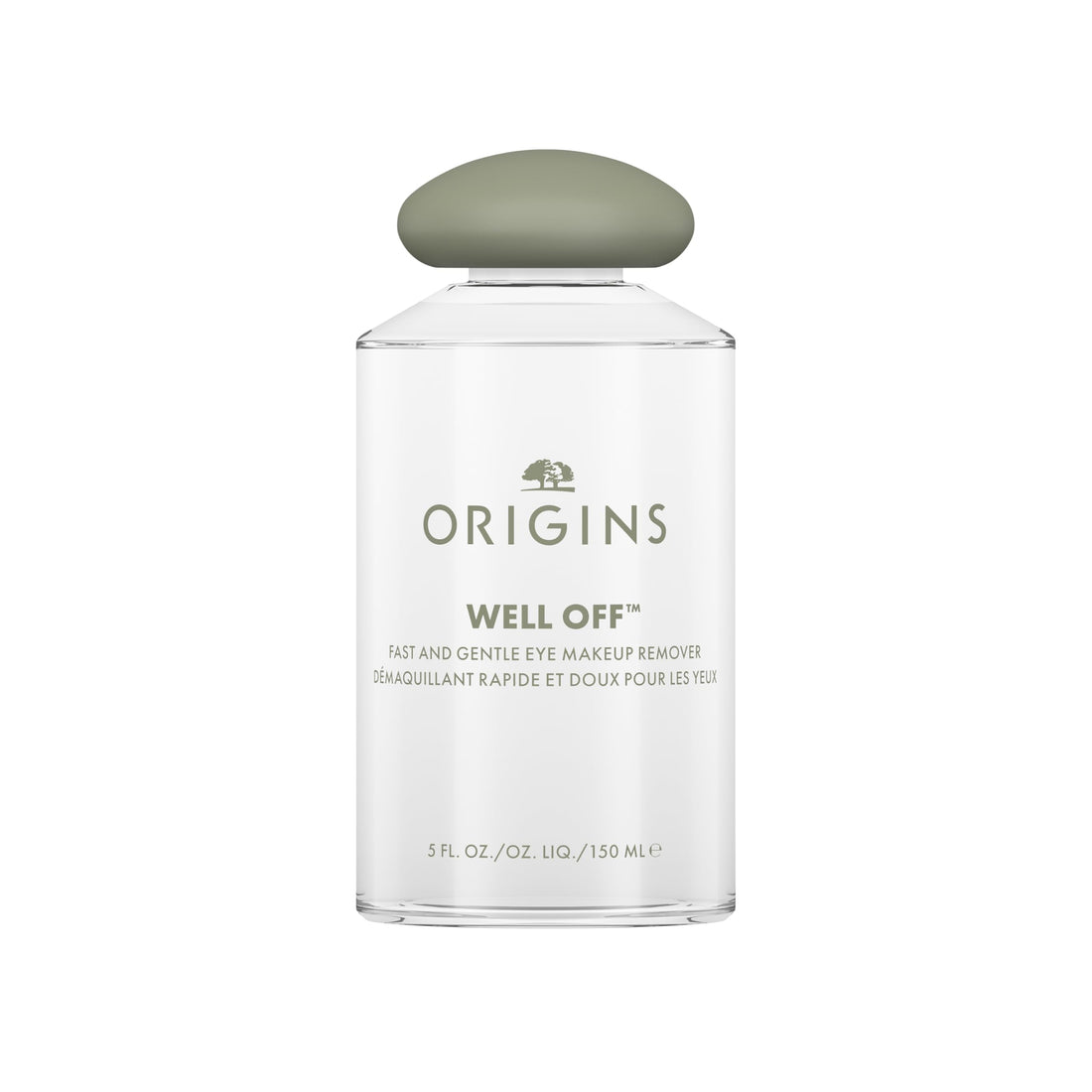 Origins Well Off Fast And Gentle Eye Makeup Remover | Ophthalmologist Tested | Non-Greasy + Non-Irritating | For All Skin Types, 5 Fl Oz