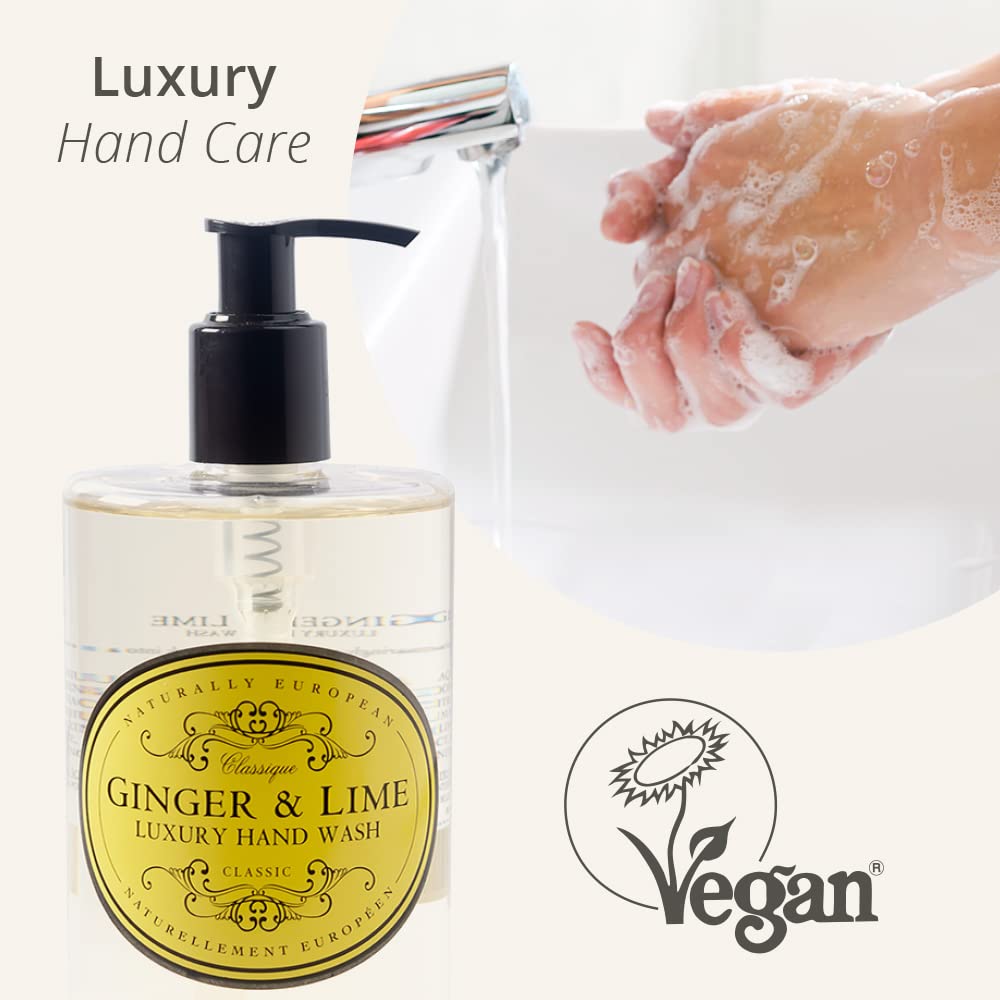 Naturally European 17-Oz. Hand Wash, Ginger Lime