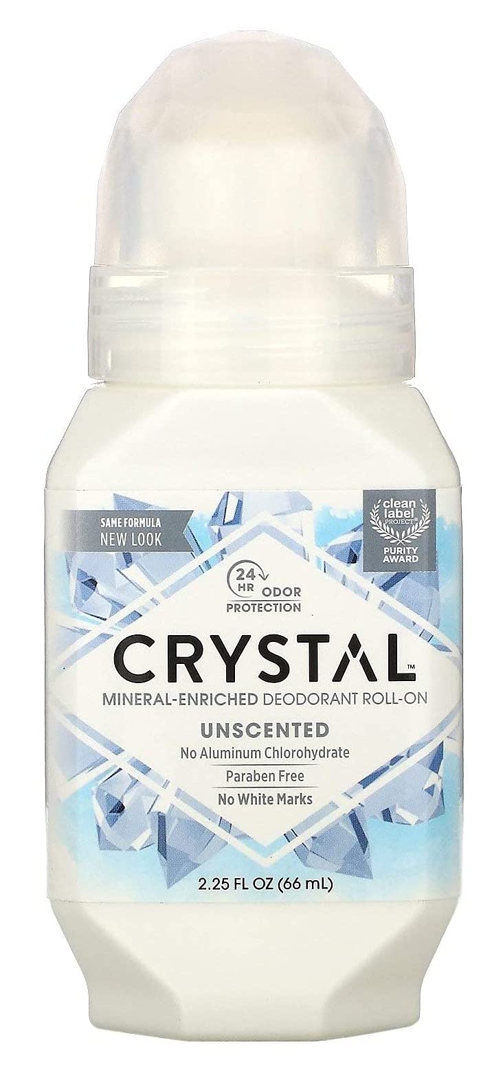 Crystal Body Roll-On Deodorant, 2.25 Ounce -- 6 per case