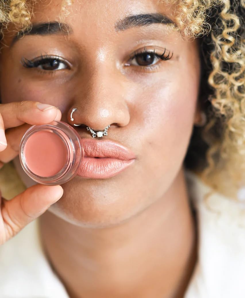 Ere Perez - Natural Carrot Color Pot - Vegan Lip + Cheek Tint (Healthy (Creamy Caramel))