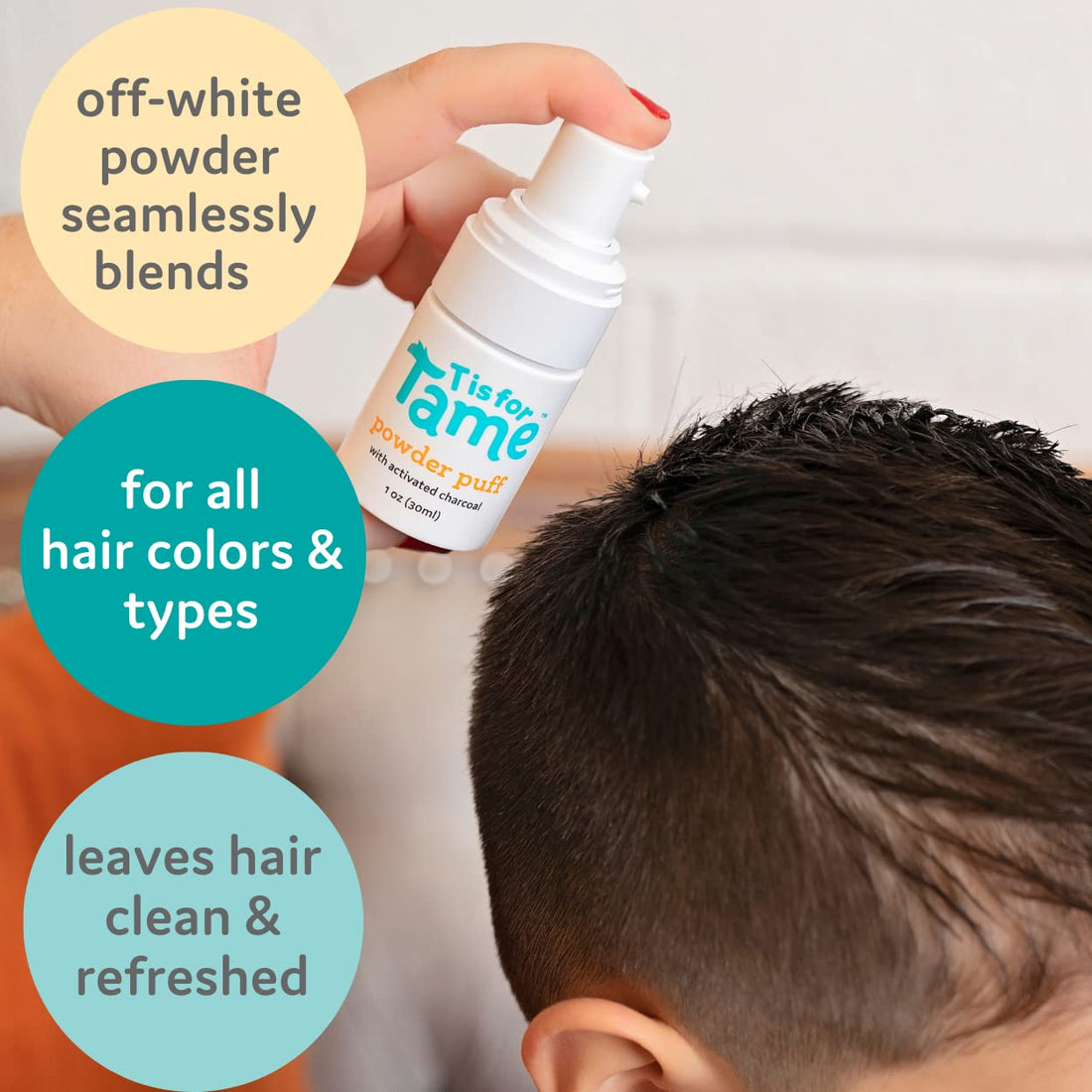 T is for Tame - The First Dry Shampoo for Babies & Kids, Sensory Friendly, Waterless Scalp and Hair Cleanser, April 2023 Release Date, Great for Adults Too