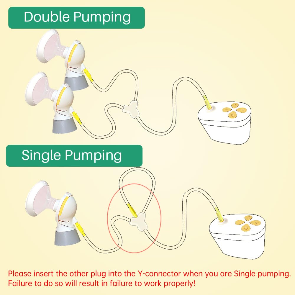 PumpMom Replacement Tubing for Medela Maxflow, ONLY Compatible with New Pump in Style Maxflow Breast Pump Parts