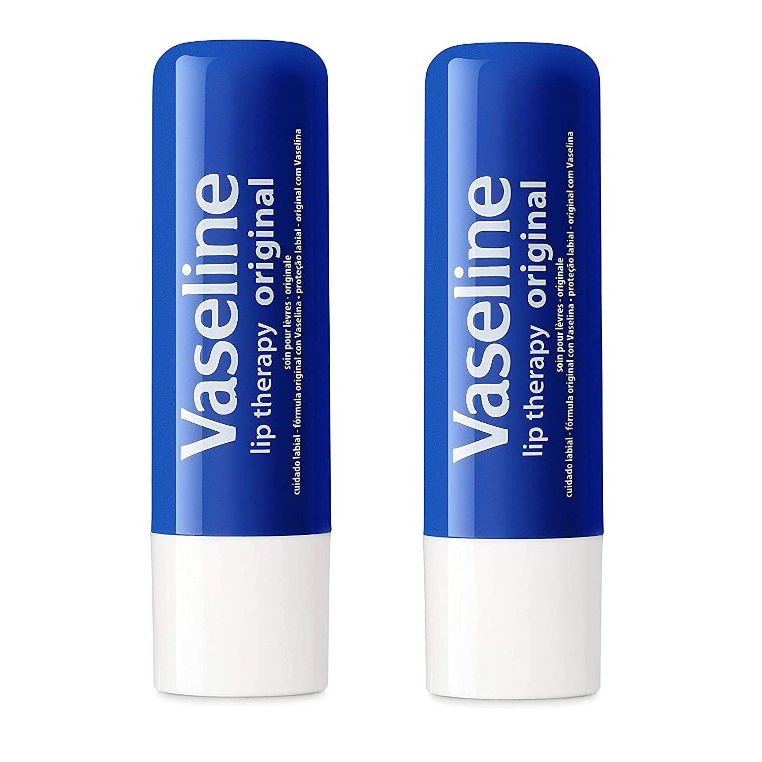 Vaseline Lip Therapy Stick, Original, 9.6g (Twin Pack)