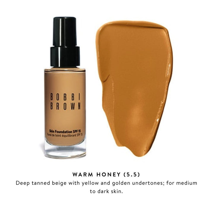 Bobbi Brown SPF 15 Liquid Skin Foundation (Warm Honey)