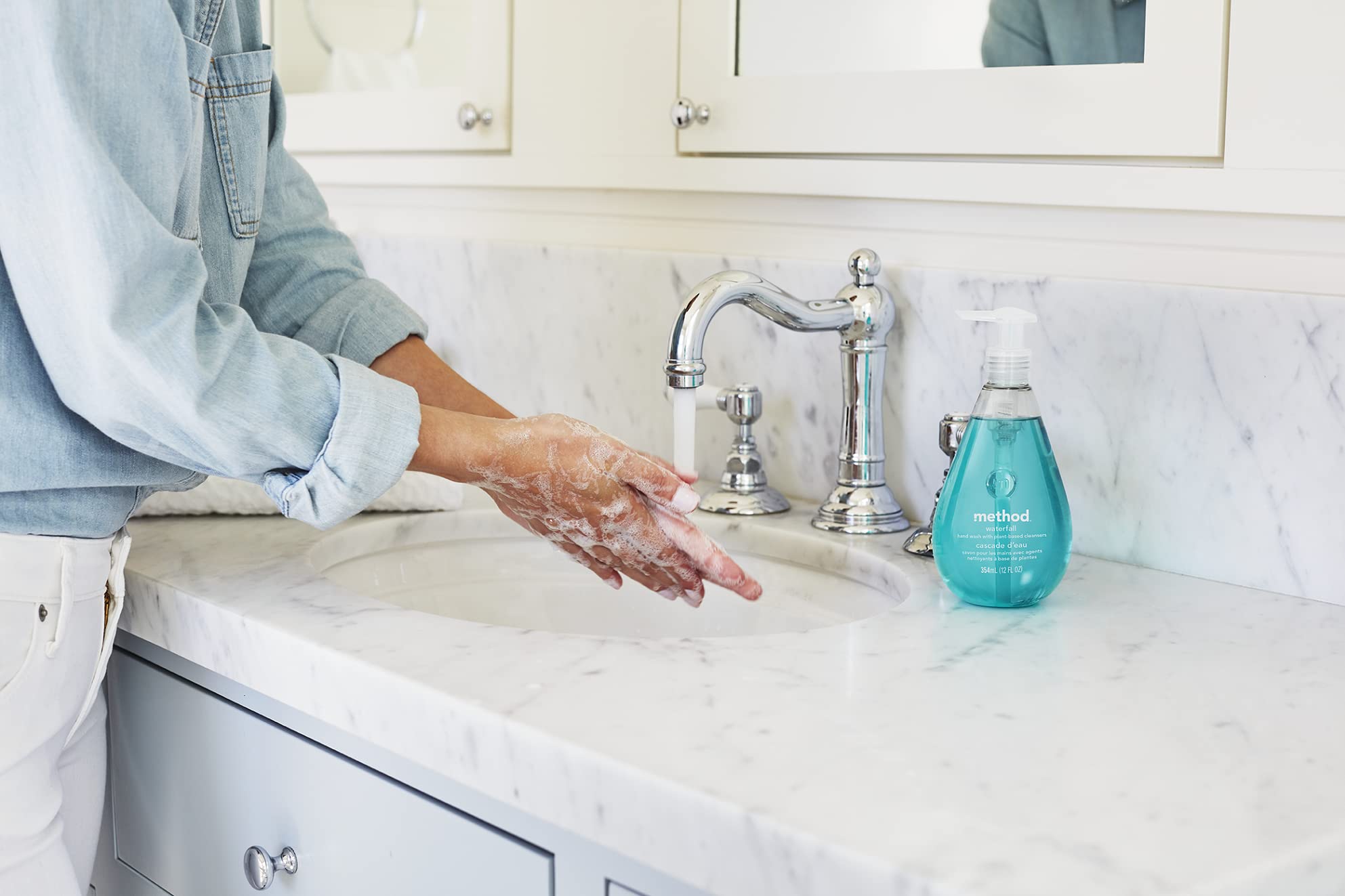 Method Gel Hand Wash, Waterfall, 12 oz