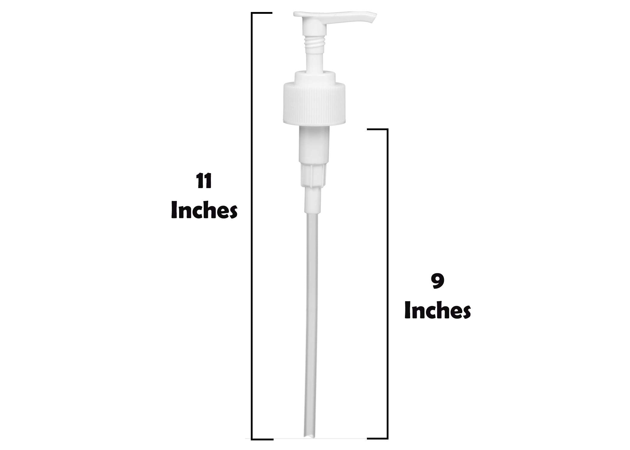 Speak Naturals White Soap and Lotion Pump, Fits Most 32oz Castile Soap Bottles, 28/410 Neck, 5cc Dispensed Per Pump (2 Pack)