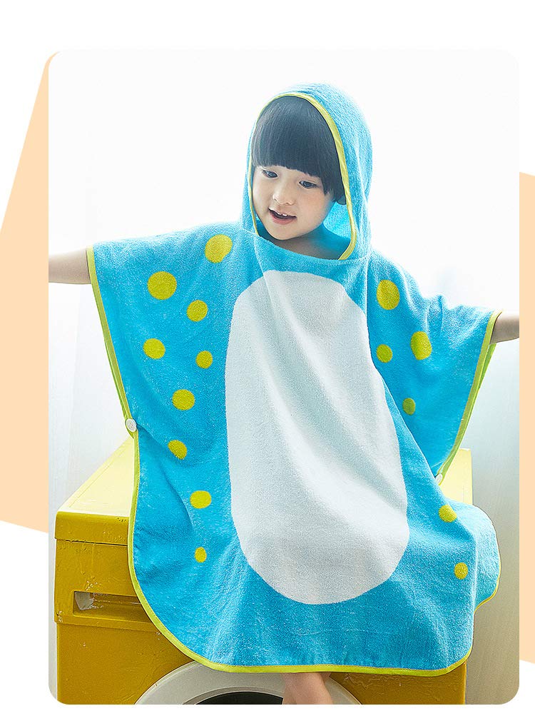 Maleroads Soft Cotton Baby Bath Towel Beach Towel Bathrobe for Kids