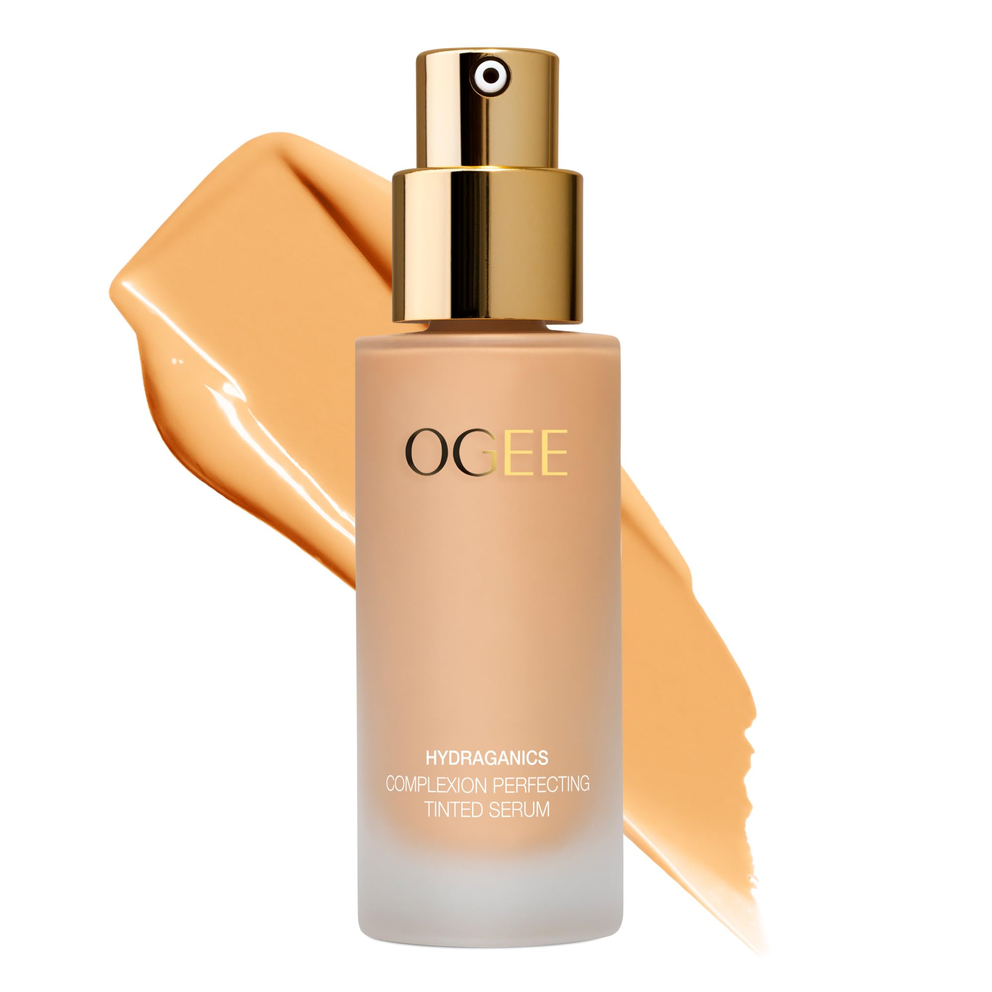 Ogee Complexion Perfecting Liquid Foundation - Lightweight Tinted Moisturizer For Face (Banyan 2.75W - Light Medium, Warm-Peach Undertones) - with Vitamin C & Jojoba Oil - Certified Organic