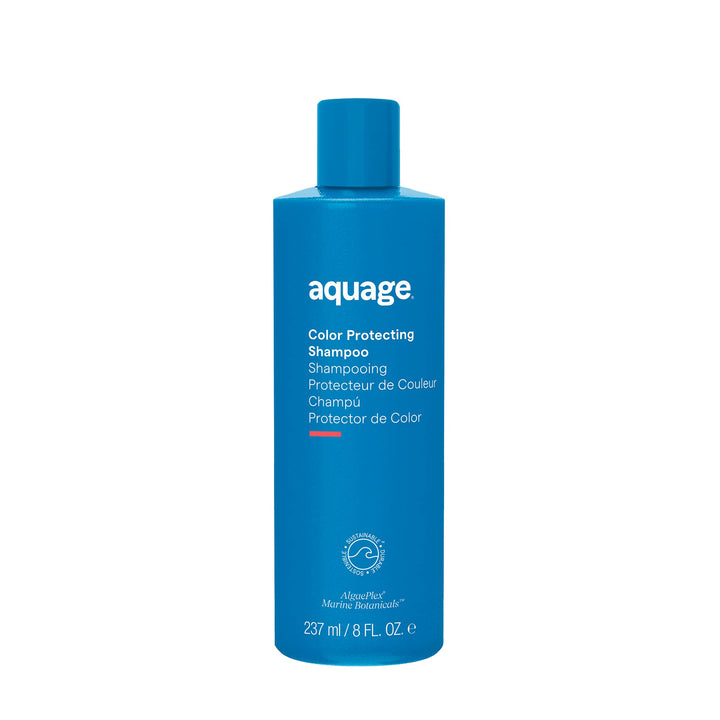 AQUAGE Color Protecting Shampoo, Nourishing Marine Botanicals to Seal In Color and Provide Gentle Cleansing, 8 oz