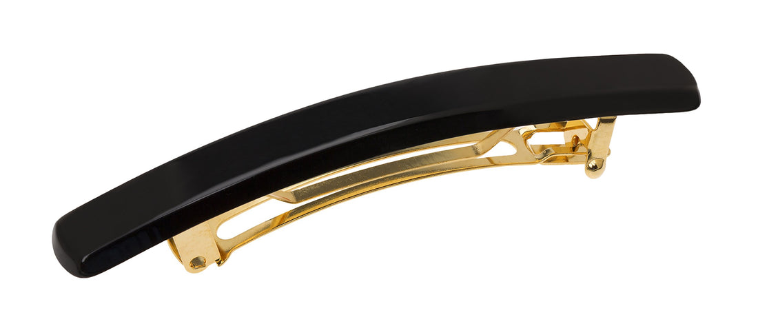 Black : France Luxe Bennington 6cm Barrette - Black