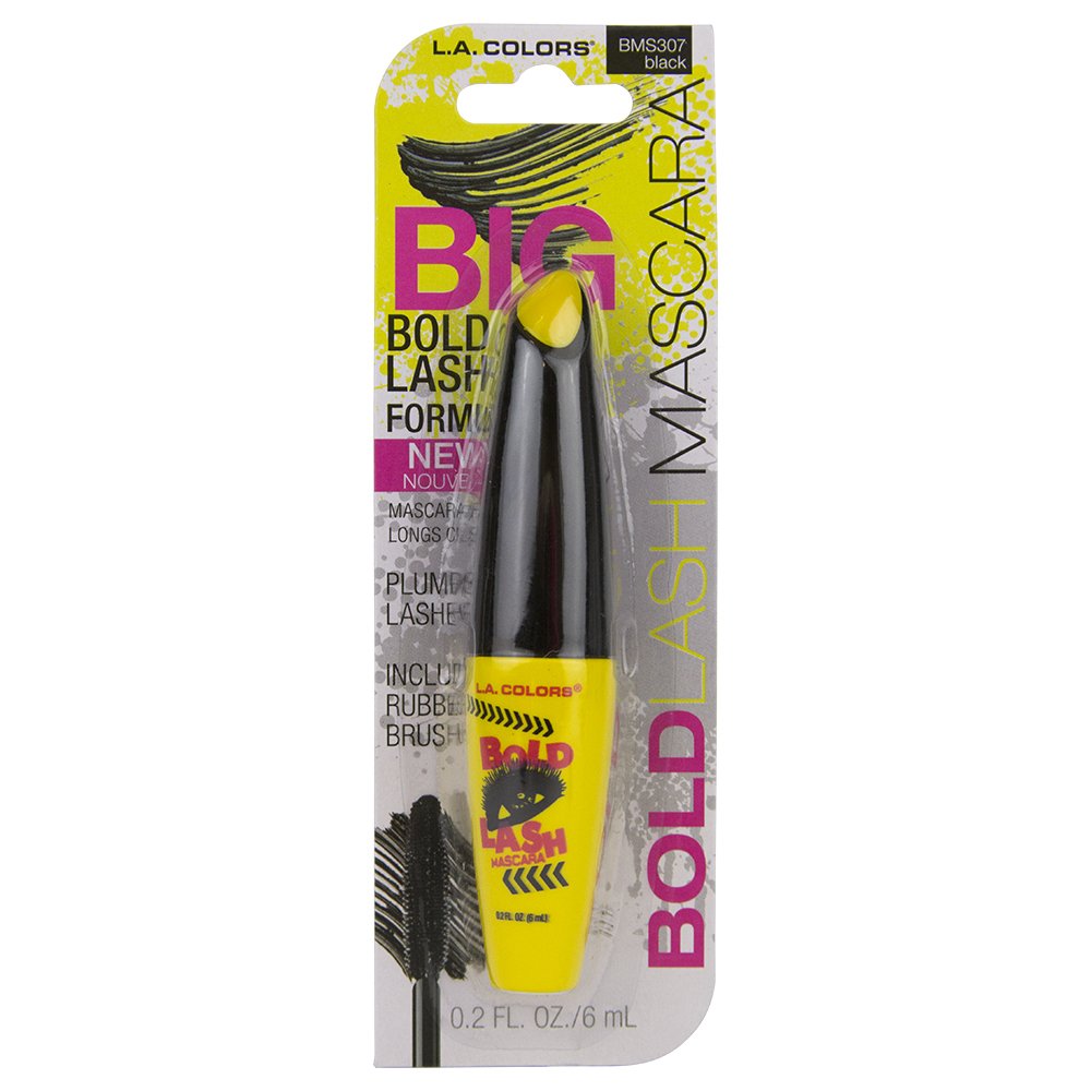 L.A. Colors L. A. Colors Bold Lash Mascara, Black, 0. 04 Fluid Ounce