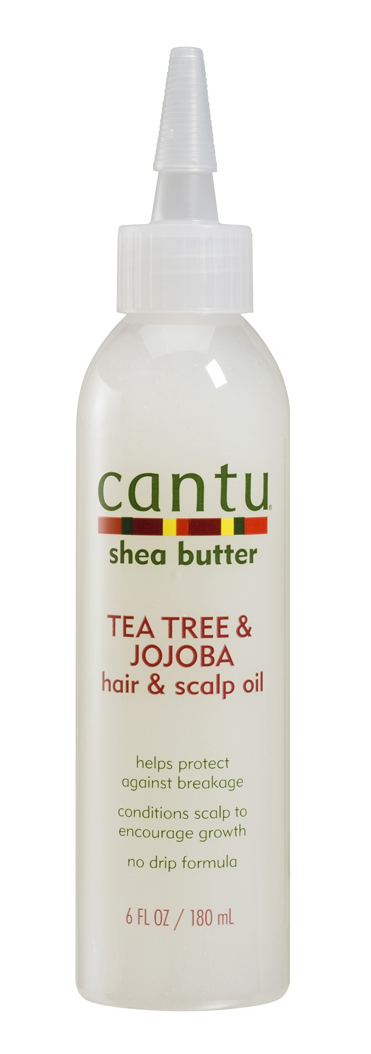 Cantu Shea Butter Tea Tree & Jojoba Hair & Scalp Oil, 6 Fluid Ounce (Pack of 6)