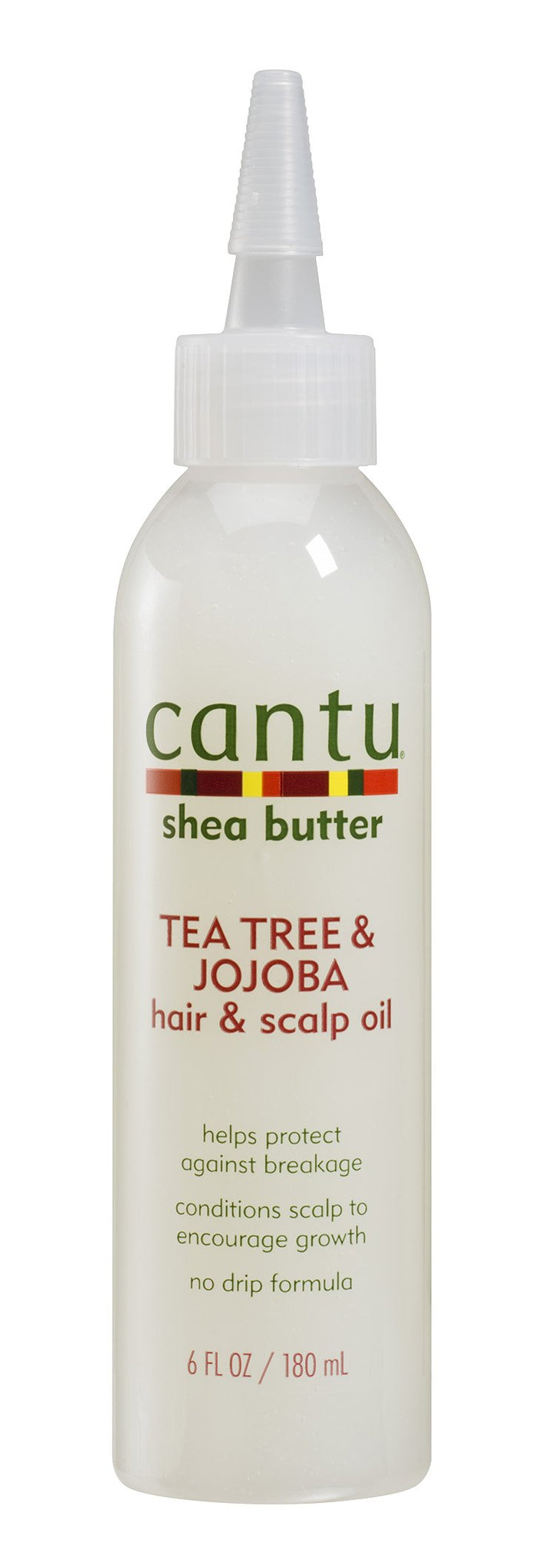 Cantu Shea Butter Tea Tree & Jojoba Hair & Scalp Oil, 6 Fluid Ounce (Pack of 6)