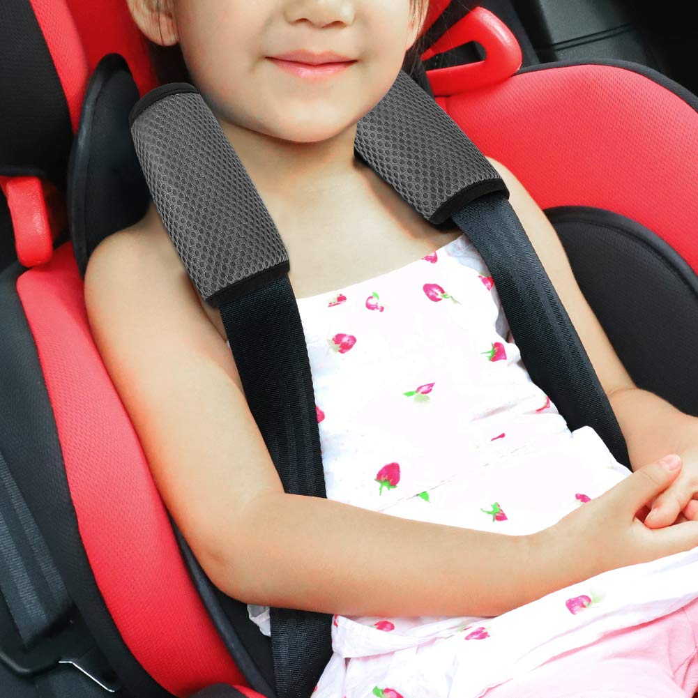 Accmor Car Seat Straps Shoulder Pads for Baby Kids, Soft Car Seat Strap Covers, Seat Belt Covers for Car Seats, Pushchair, Stroller