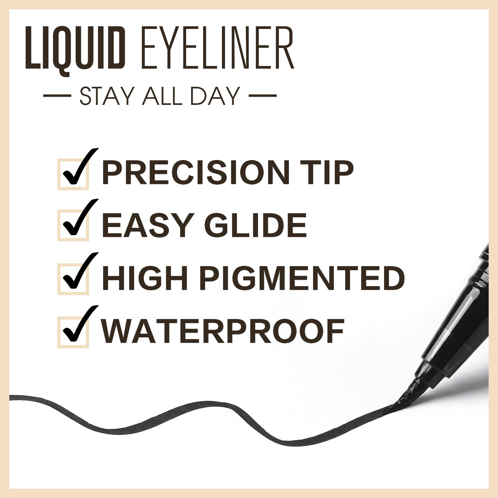 UCANBE Black and Purple Mascara and Liquid Eyeliner Set, Waterproof Colored Eye Makeup Duo - Enhance Your Gaze with Natural Lasting Lift & Curl for Lashes and Pigmented Smudge-Proof Eye Liner