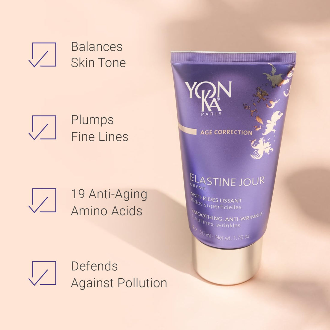 Yonka Age Correction Elastine Jour, 1.7 Ounce