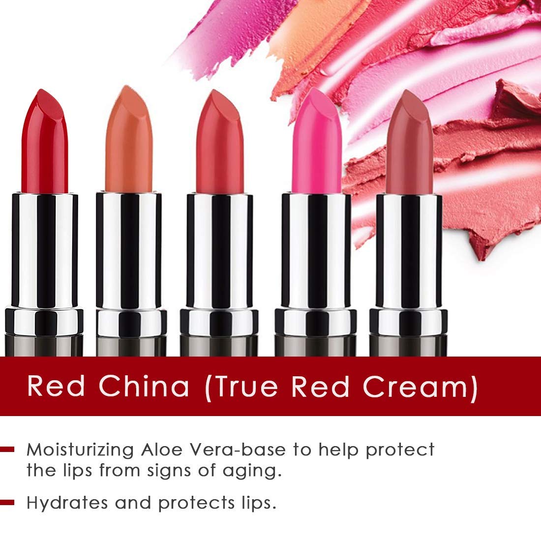 Bodyography Lipstick, Red China, 0.13 Ounce