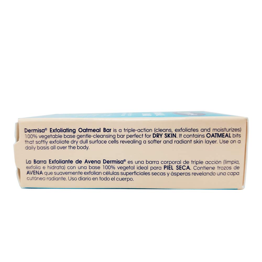 Dermisa Exfoliating Oatmeal Bar 3 oz