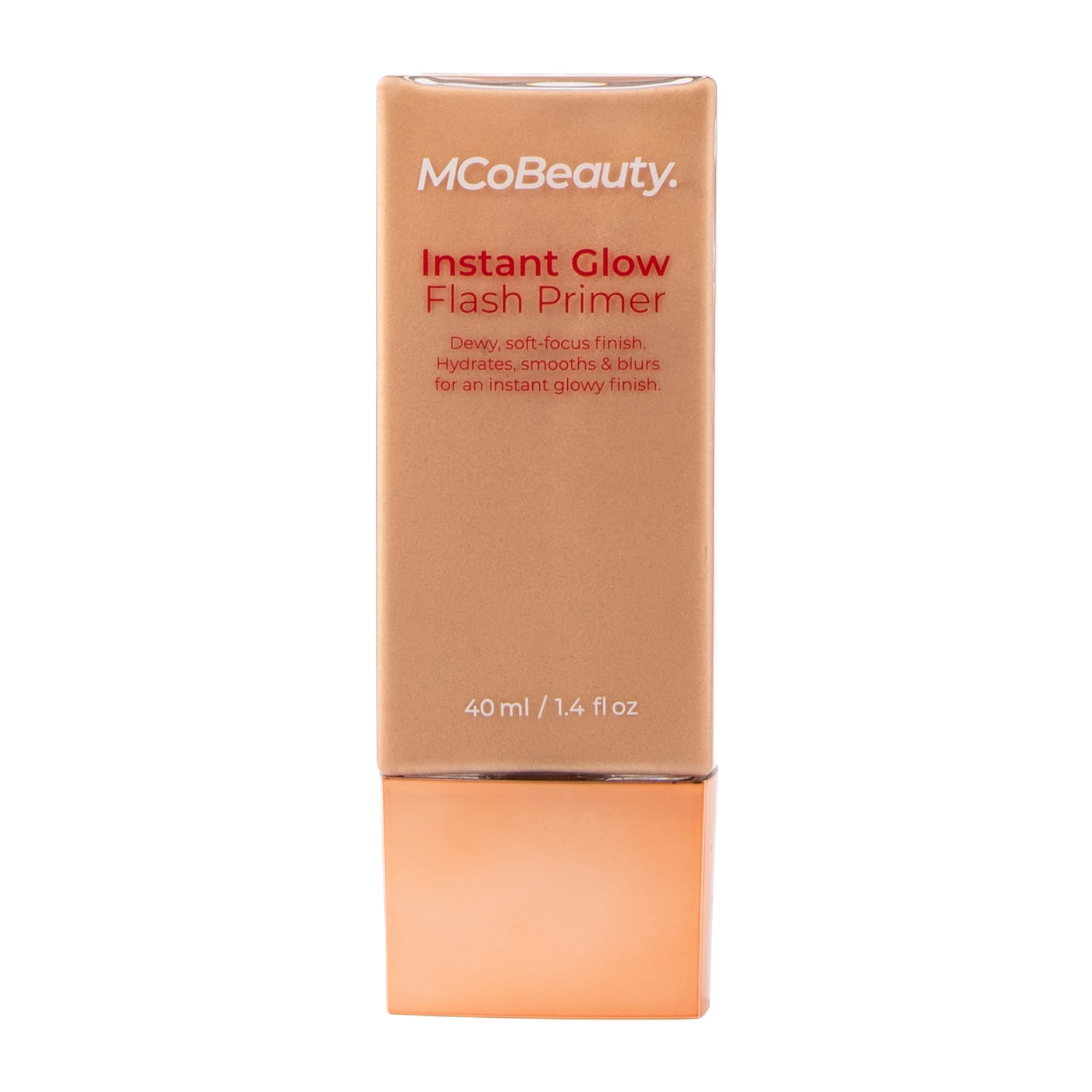 MCoBeauty Instant Glow Flash Primer, Skin-Perfecting Base for Radiant Makeup, Vegan, Cruelty Free Cosmetics