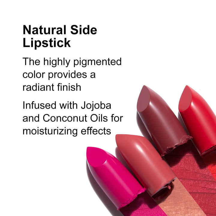 Pupa Milano Natural Side Lipstick - Pure Radiant Color - Comfortable and Moisturizing Formula - Highly Pigmented - Reveals Intense Color with a Radiant Finish - 001 Natural Nude - 0.14 Oz