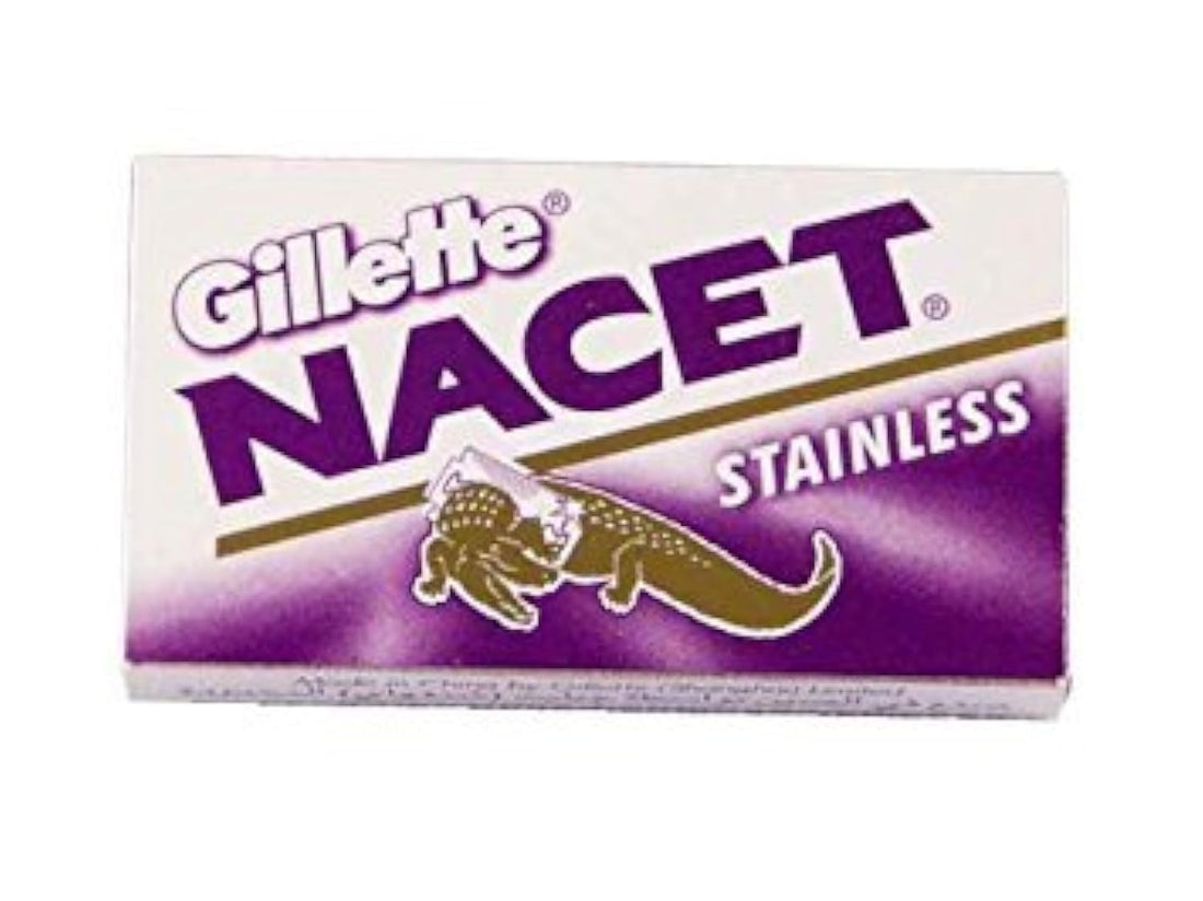 100 NACET STAINLESS Double Edge Razor Blades