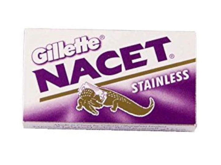 100 NACET STAINLESS Double Edge Razor Blades