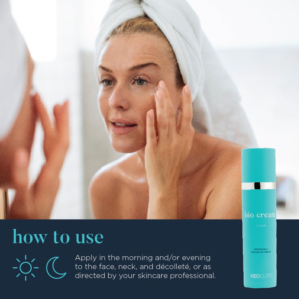 Neocutis Bio Cream Firm - Skin Smoothing and Tightening Cream - Supporting Collagen and Elastin Production - 50ml