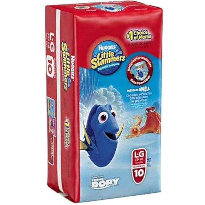 Huggies Little Swimmers Disposable Swimpants Large 32+10 Count (Pack of 2)