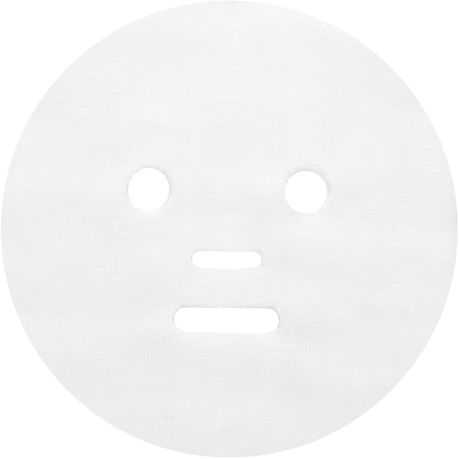 150 Pieces Pre-cut Gauze Facial Cotton Beauty Gauze Skin Care Face for Facial Spa, High Frequency (8 x 10 Inch, Round Face Style)