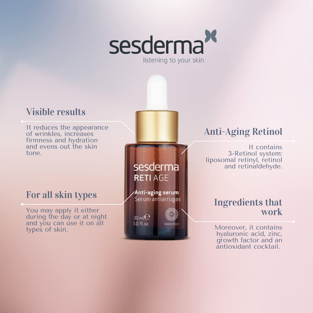 Sesderma Retiage Antiaging Facial Serum, 30ml