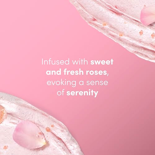 Dove Himalayan & Rose Body Scrub Exfoliates and Deeply Nourishes for Smooth, Radiant Skin 15oz