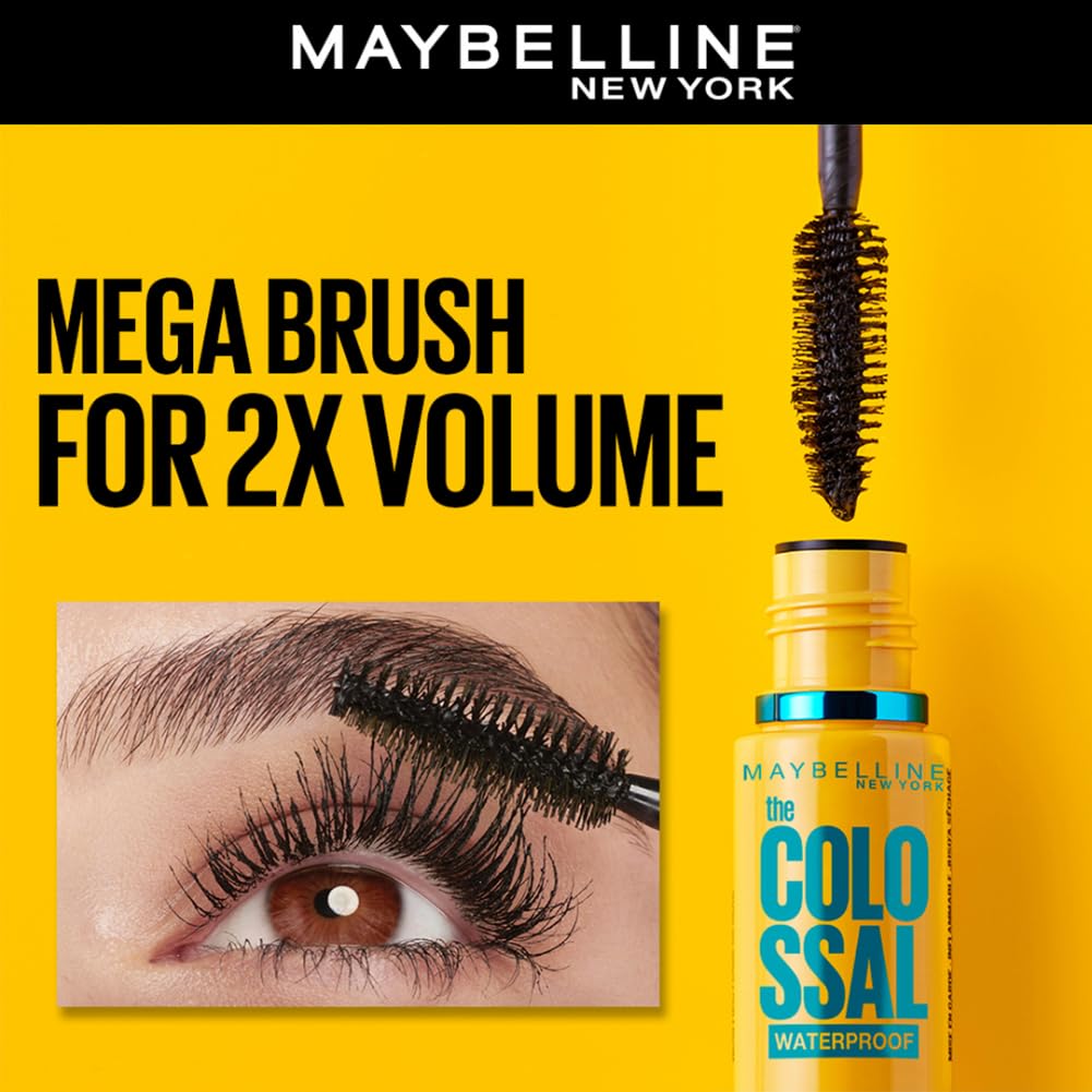 Maybelline The Colossal Volum' Express Waterproof Mascara - Black