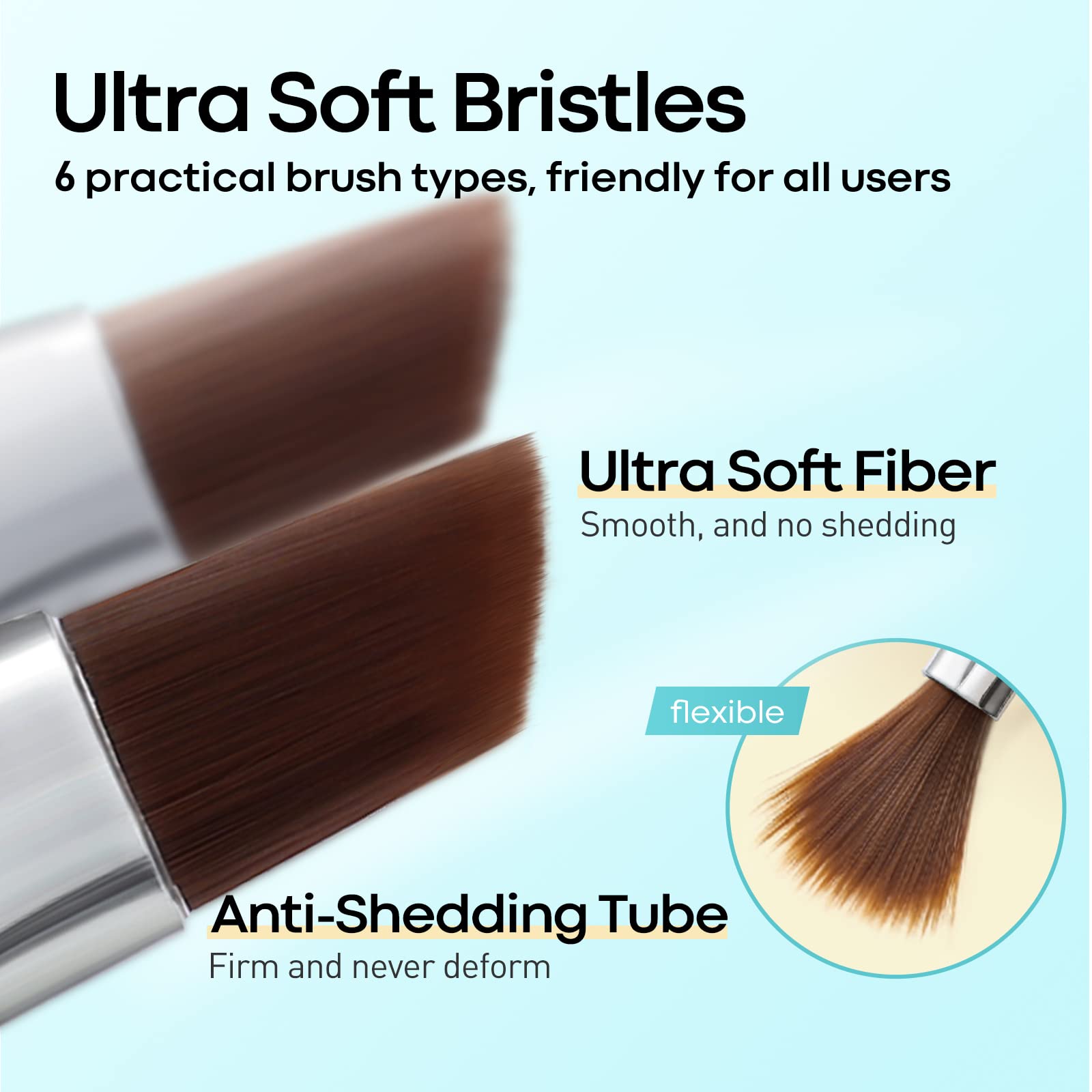 Modelones Nail Art Brushes Set, Nail Art Design Pen Painting Tools with Nail Extension Gel Brush, Nail Art Liner Brush and Nail Dotting Pen for Gel Polish Manicure Salon DIY at Home