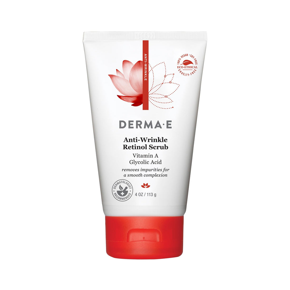 Derma E Natural Bodycare Vitamin A Glycolic Facial Scrub, 4-Ounce
