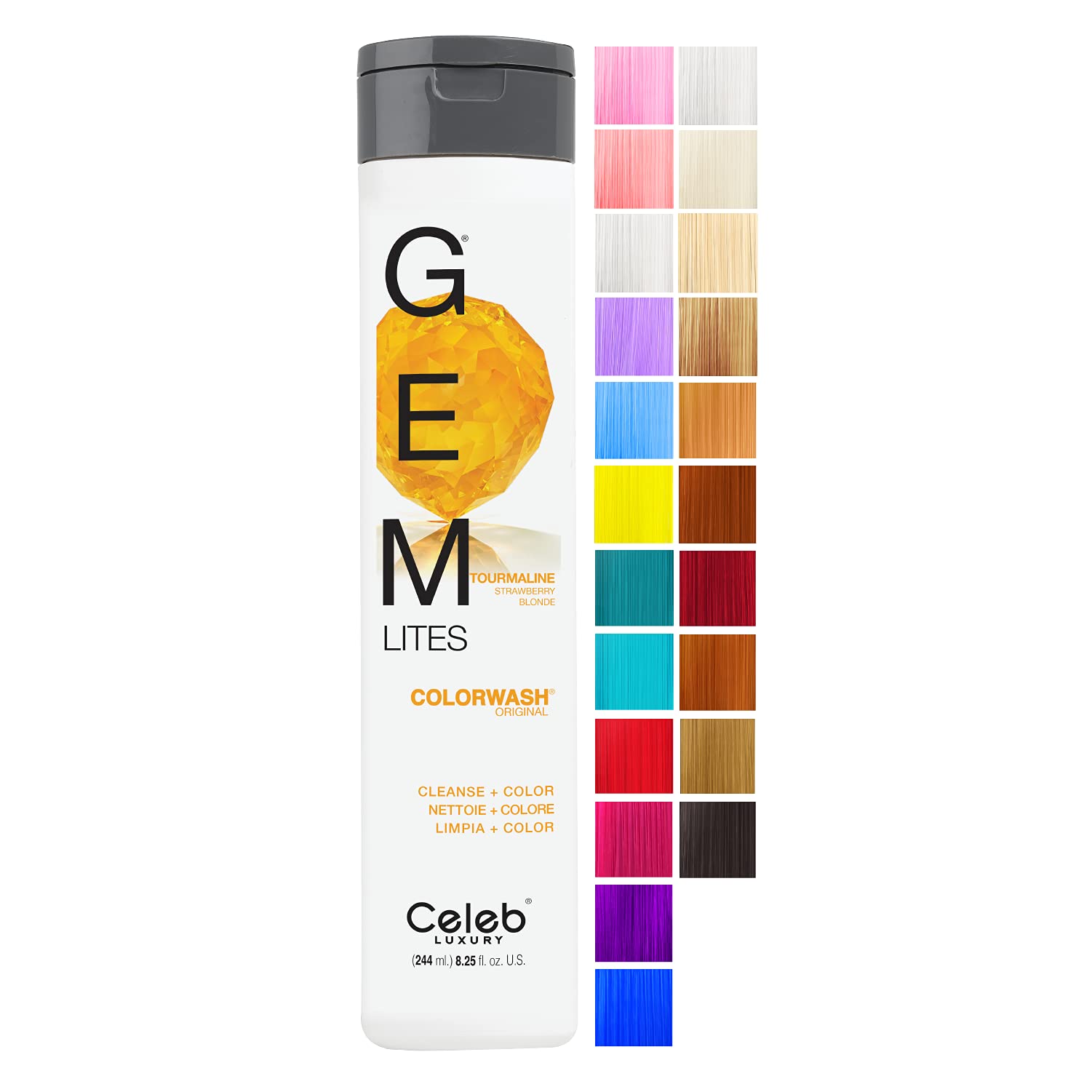 GEM LIGHTS COLORWASH SHAMPOO TOURMALINE by GEM LIGHTS