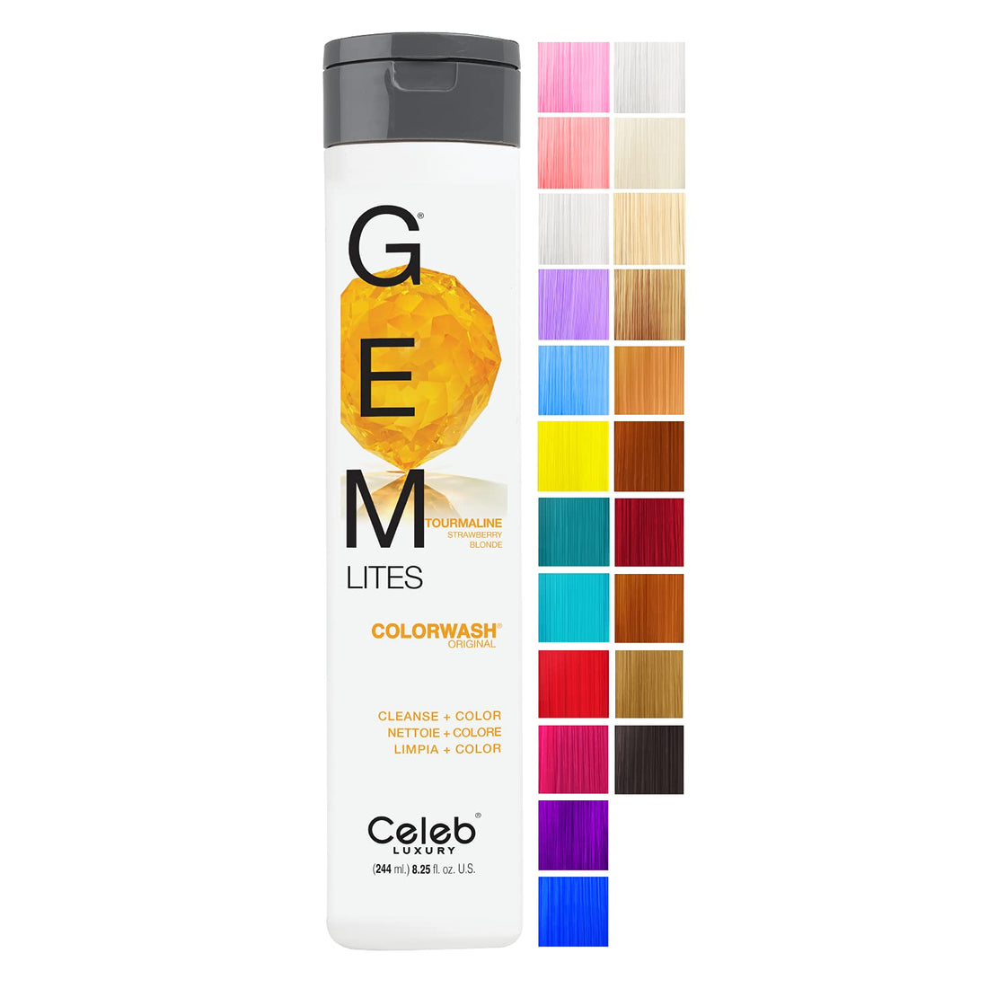 GEM LIGHTS COLORWASH SHAMPOO TOURMALINE by GEM LIGHTS
