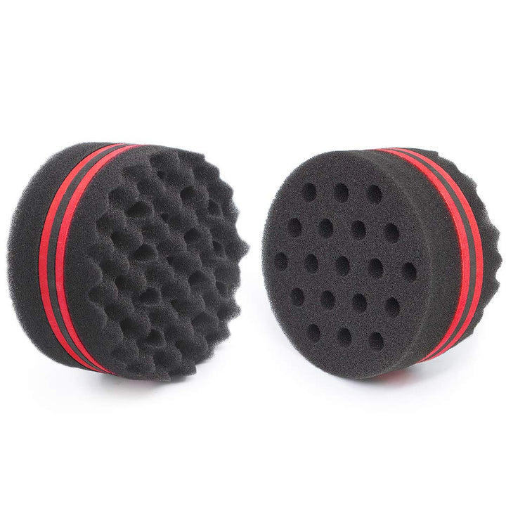 ORIY Small Holes Waves Hair Sponge Magic Twist Natural Hair Curl Barber Sponge For Boys and Girls Women Hair Texture Coiler Dread Brush Sponge â€¦