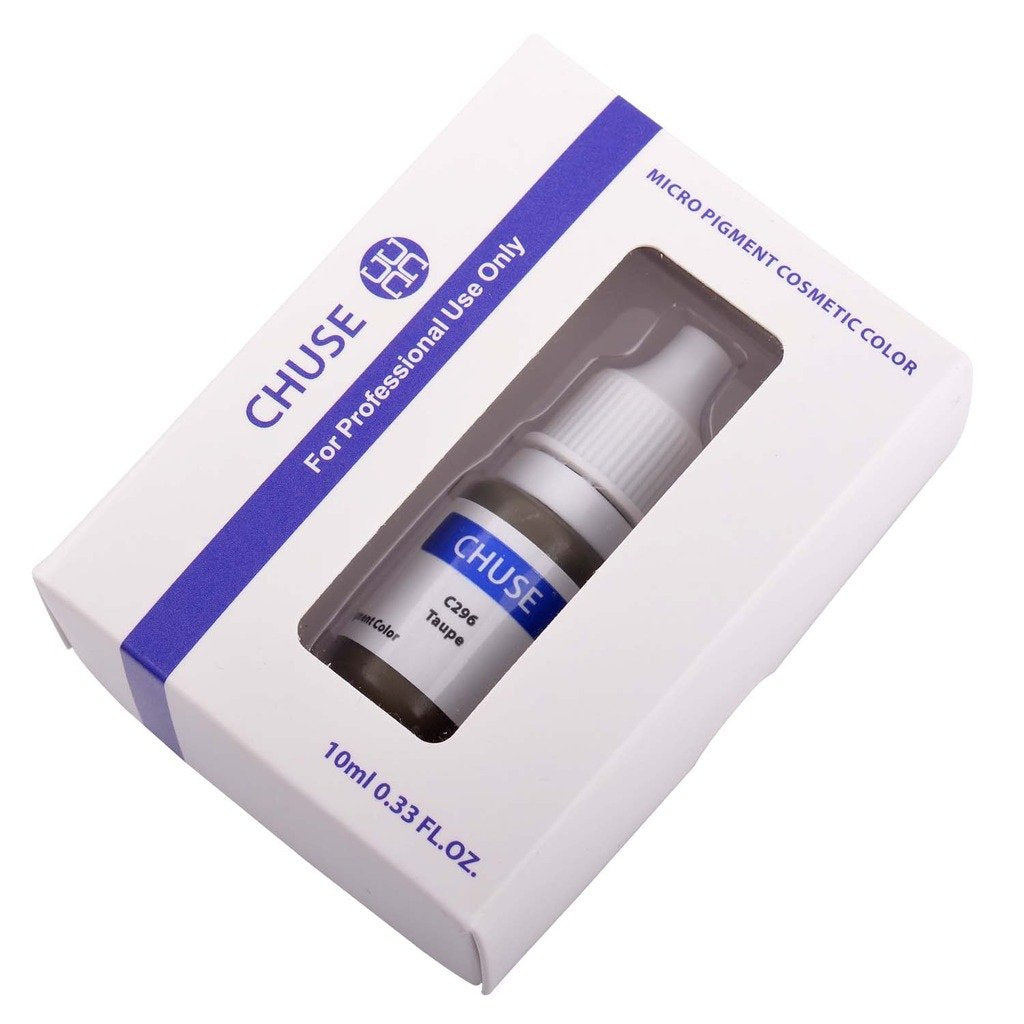 CHUSE C296, 10ml, Taupe, Passed SGS,DermaTest Micro Pigment Cosmetic Color Permanent Makeup Tattoo Ink