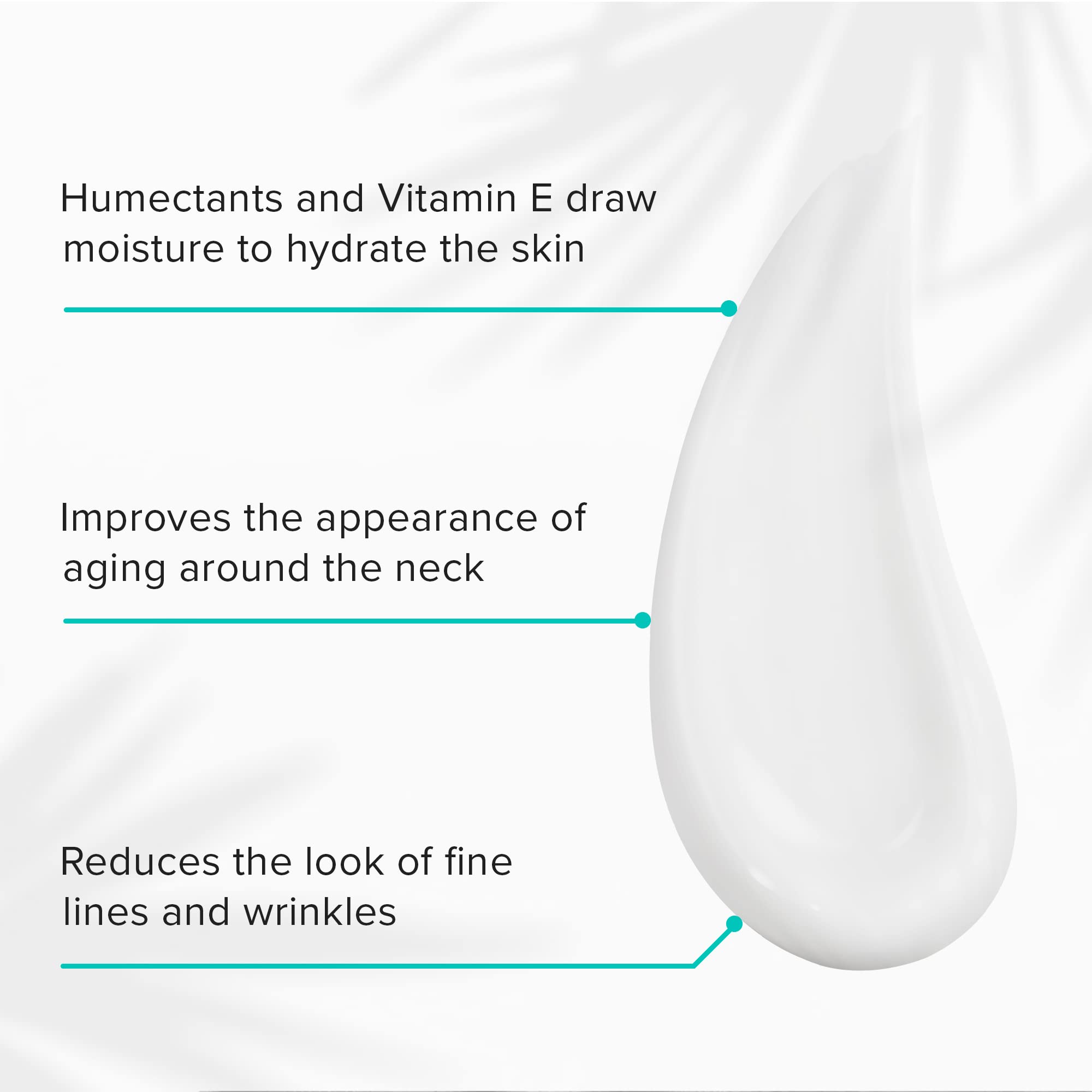 ClarityRx Keep Your Chin Up Anti-Aging Neck & Chest Serum, Natural Plant-Based Hyaluronic Acid Treatment for All Skin Types (1 fl oz)