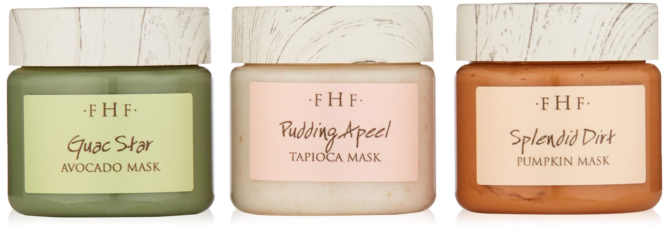 Farmhouse Fresh (1. Quick Recovery, 3-Piece Face Mask Sampler with Guac Star, Pudding Apeel & Splendid Dirt)