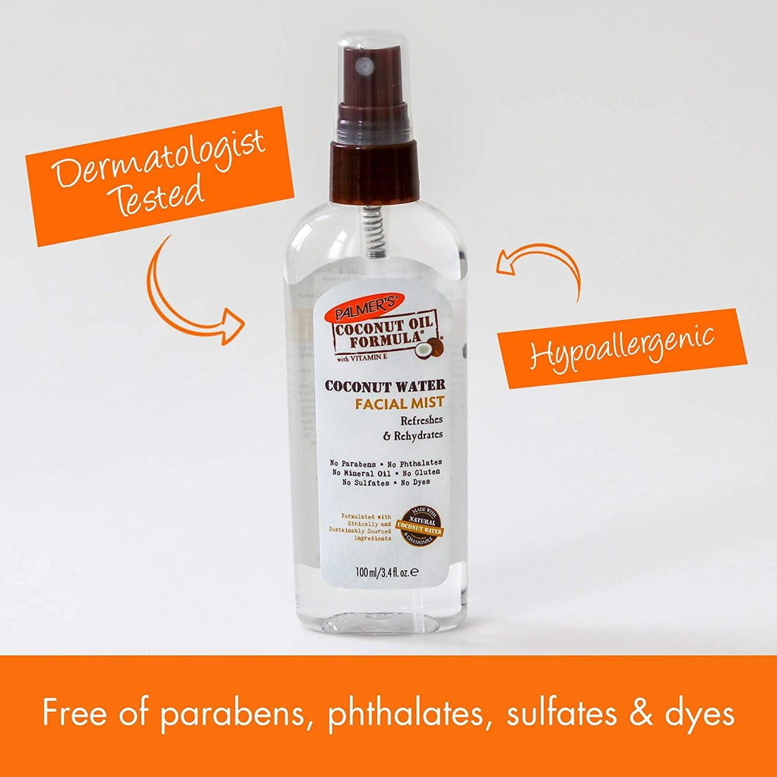 Palmer's Coconut Oil Formula Coconut Water Facial Mist, 3.4 fl. oz.