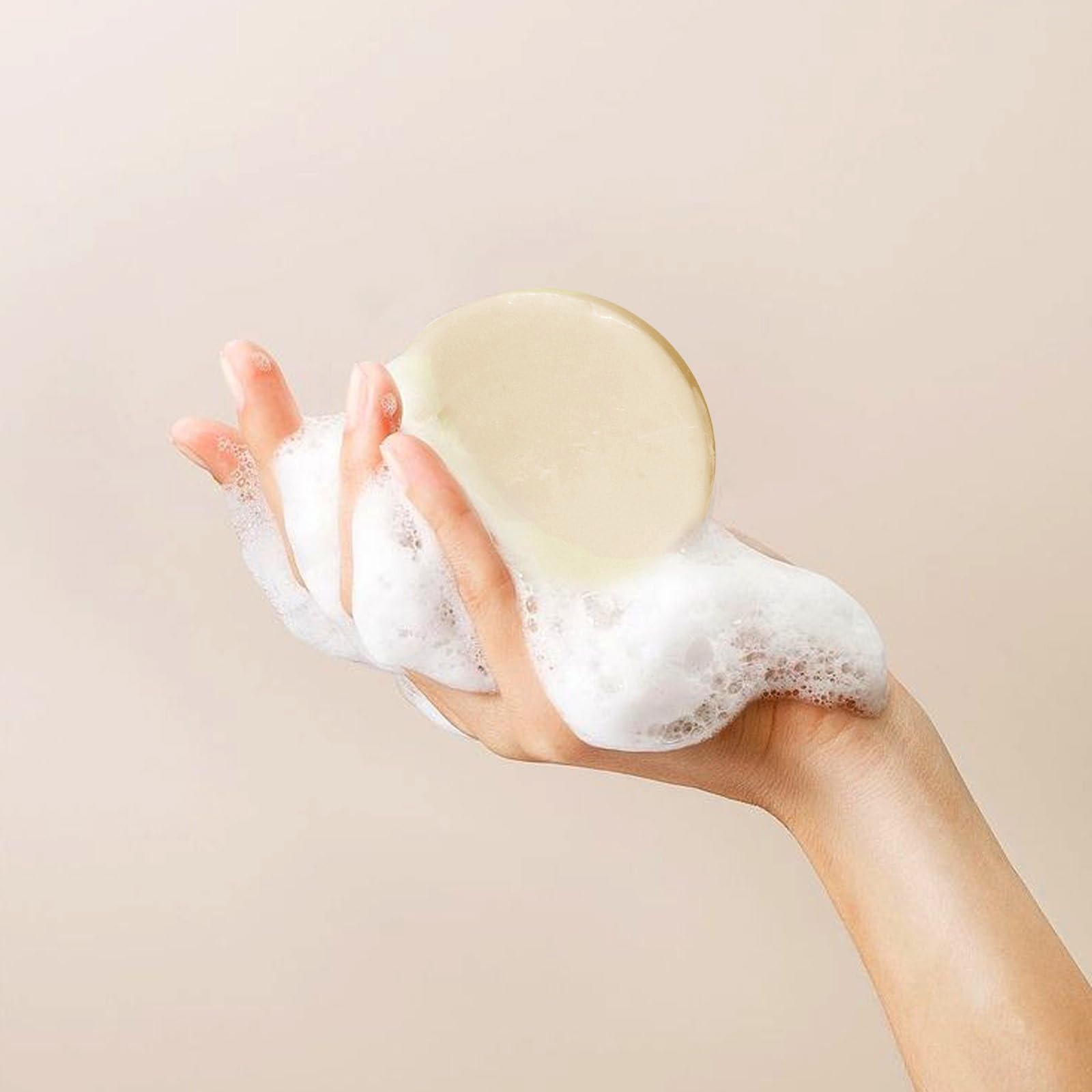 Rice Water Shampoo Bar for Hair Strengthening and Repair - Sulfate-Free, Vegan Formula with Nourishing Oils - Solid Shampoo for Healthy Locks, Thinning Hair and Color-Treated Hair, 3.2 oz