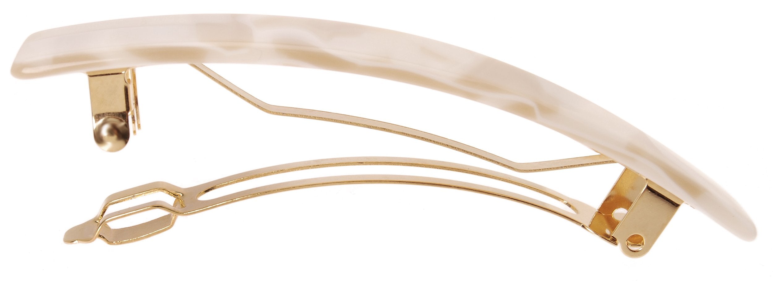 France Luxe Classic Rectangle Barrette Alba