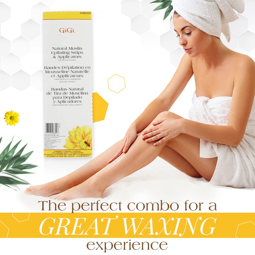 GiGi Natural Epilating Strips & Applicators