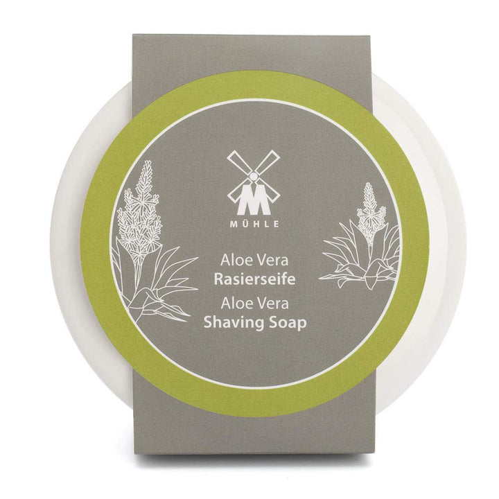 Shaving Soap with Porcelain Bowl, with Aloe Vera WU-MHL-RN-2-AV