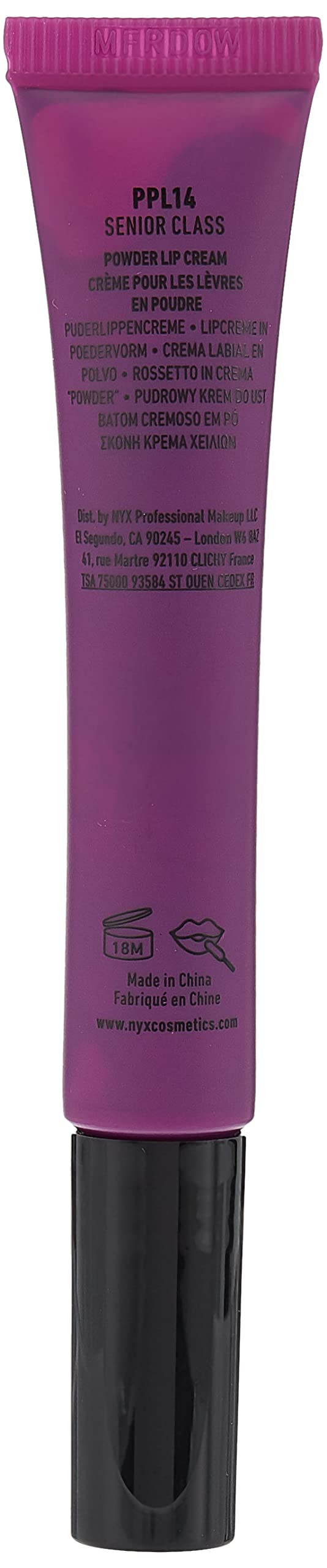 NYX PROFESSIONAL MAKEUP MAKEUP Nyx Professional Makeup Powder Puff Lippie Lip Cream, Liquid Lipstick - Senior Class, Plum Purple