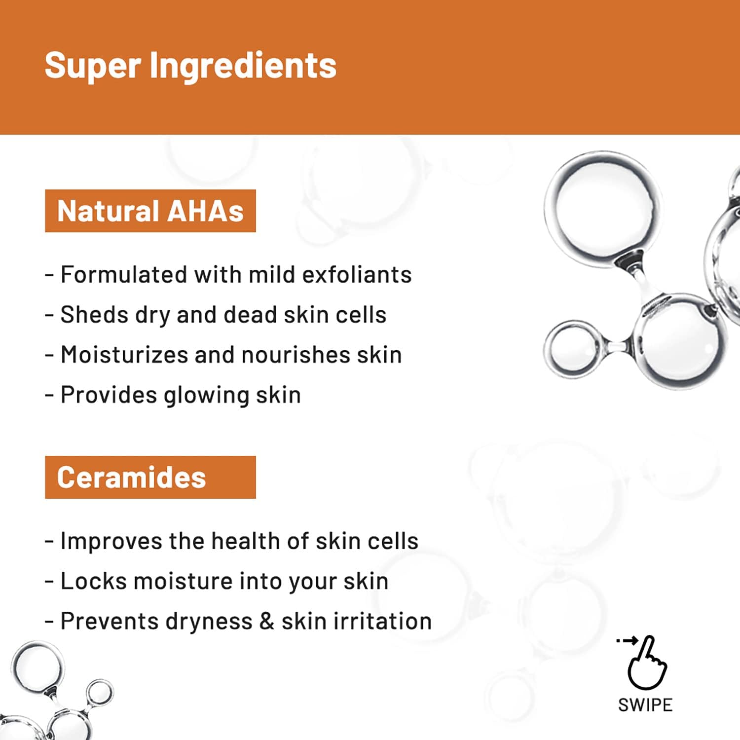 Chemist at Play AHA Body Lotion with 5% Natural AHA, Niacinamide, Shea Butter | For Exfoliating Dry & Dead Skin Cells, Deep Nourishment & Radiant Skin | Skin Brightening Lotion | 236ml